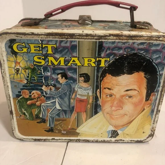 VINTAGE 1966 Talent Associates GET SMART Metal Lunch Box #F38